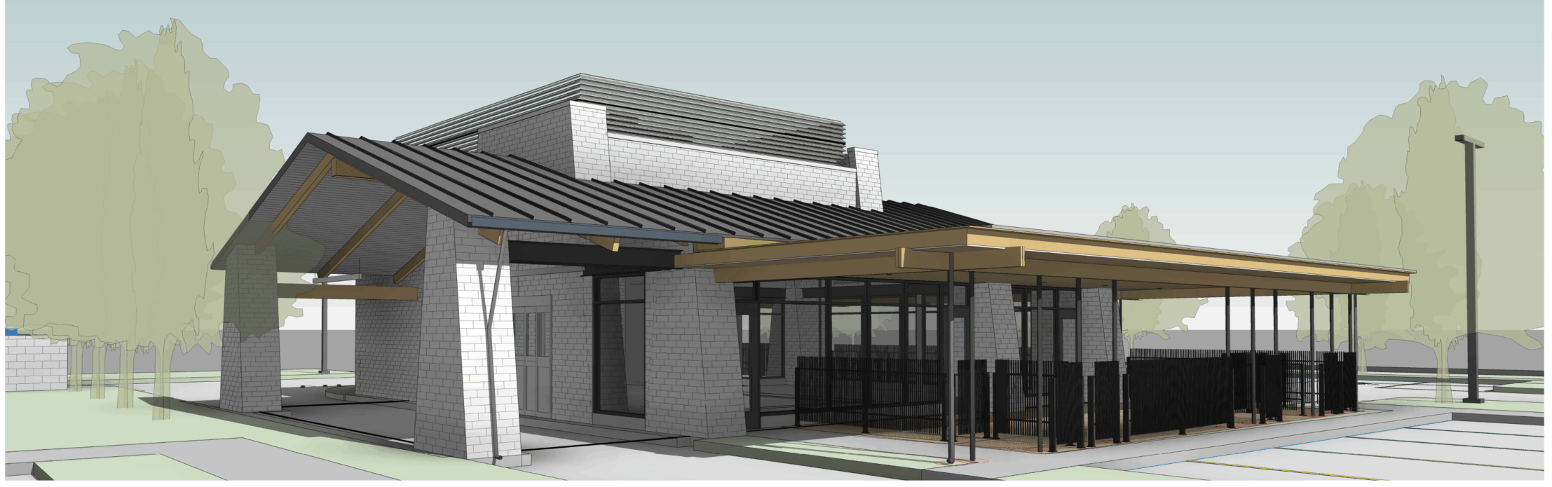 Artist's rendering of Camp Bowie's new plan