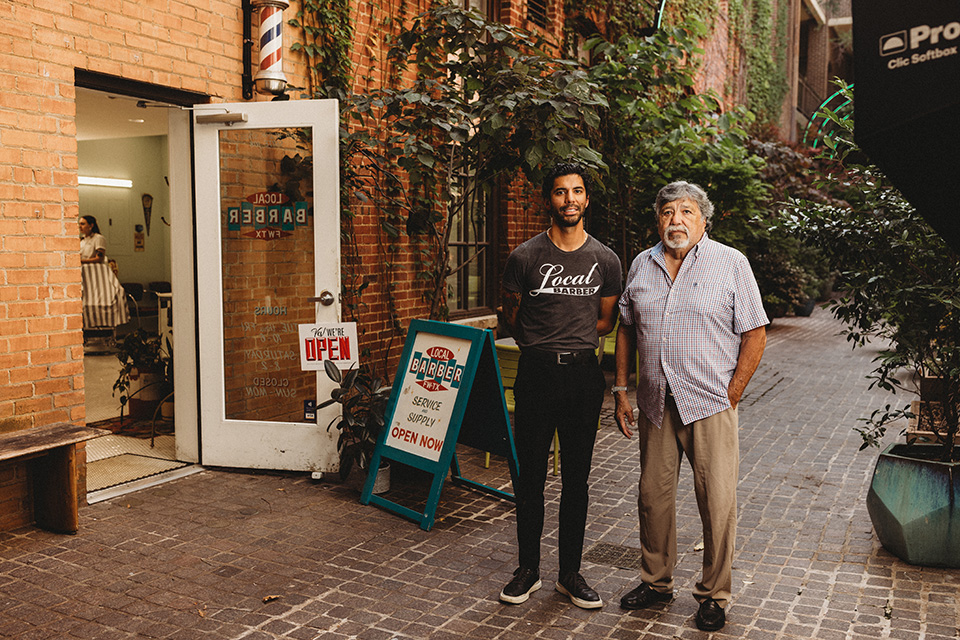 Jonathan Razo and his Grandpa Joe, Joe Guerrero.