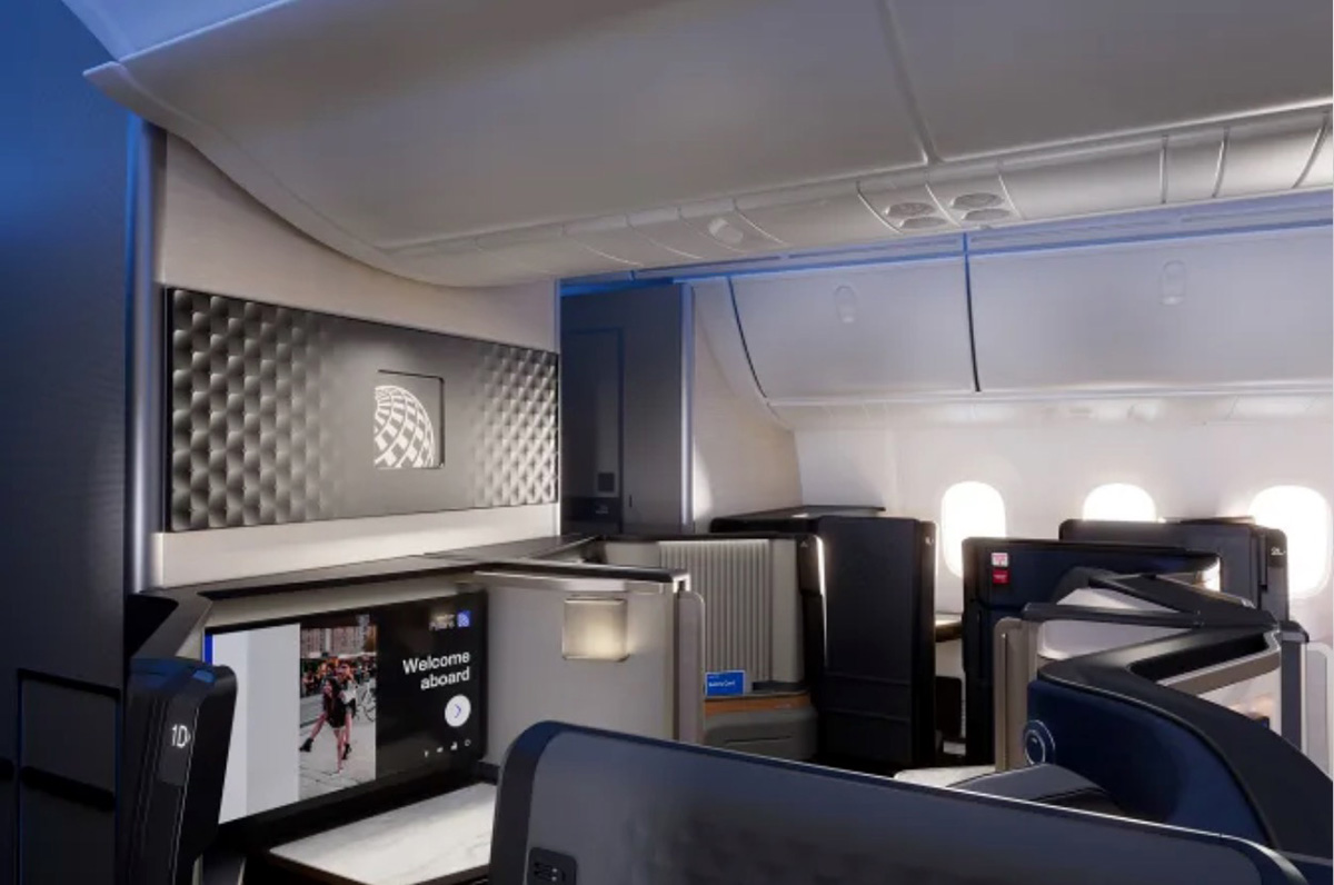 United Airlines' new luxury business class seats