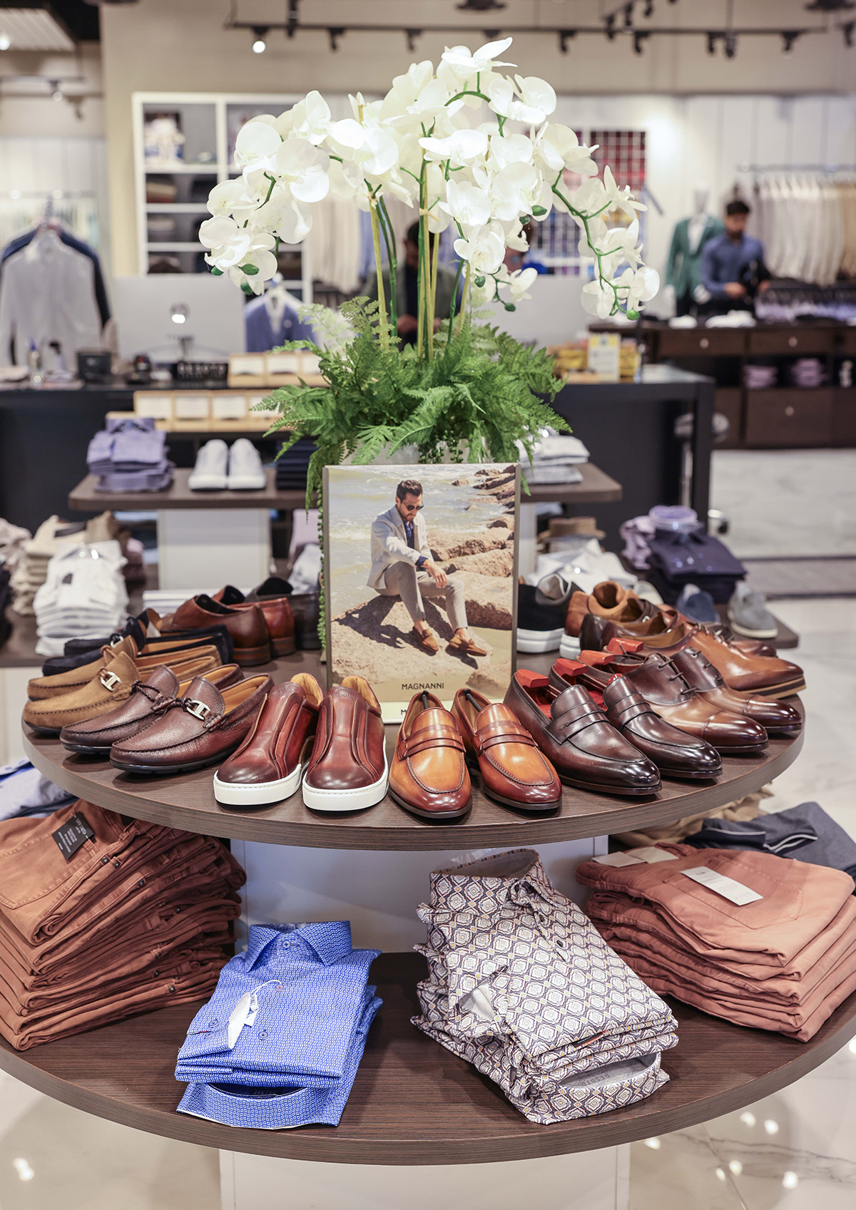 Shoes and shirts at Xar Clothier