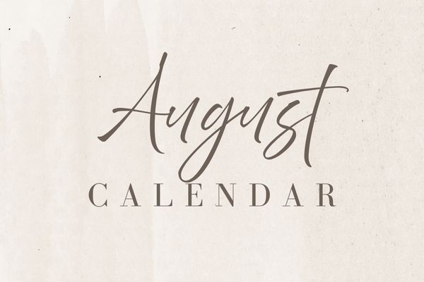 360West August calendar