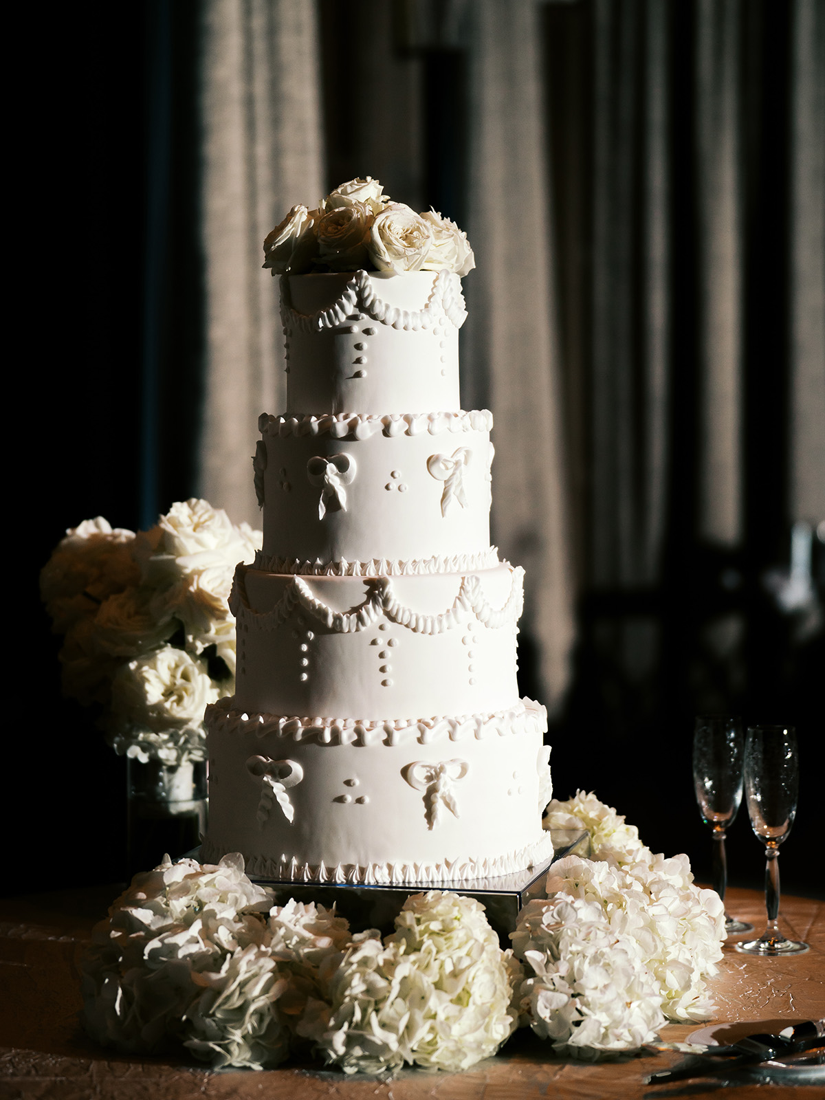 Anna and Addison's wedding cake