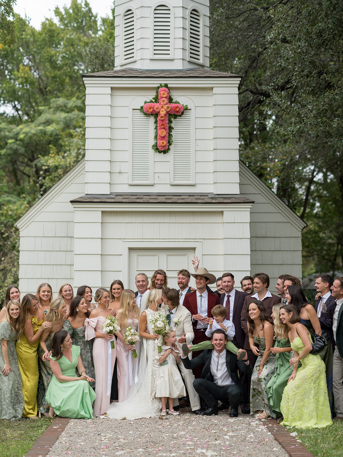 Max and Annie's wedding party