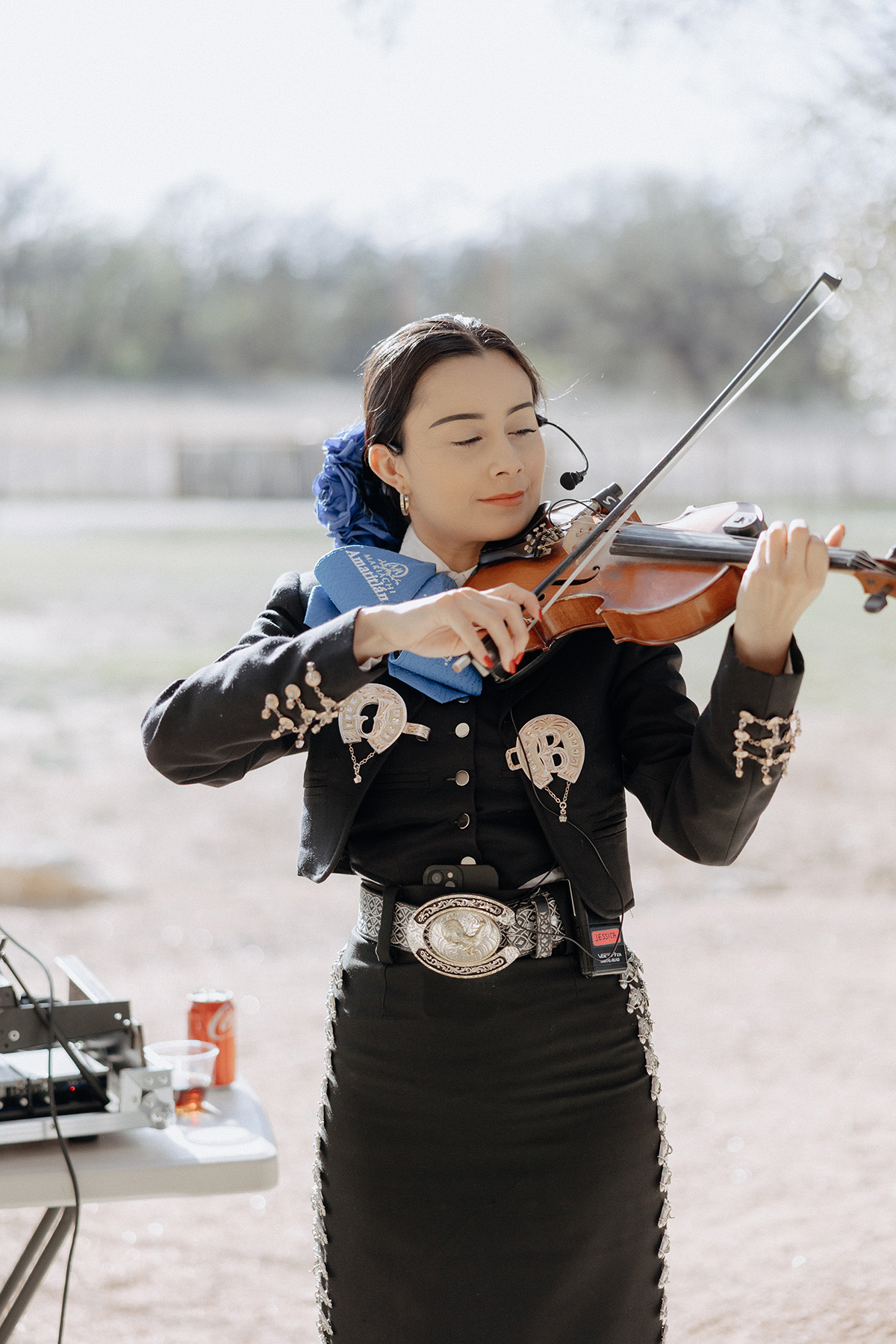 Cynthia and Adam's violinist