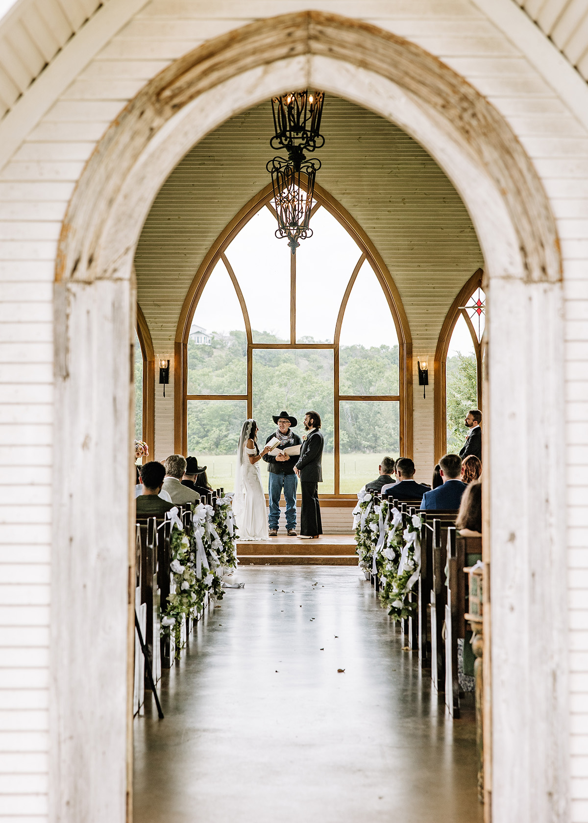 Hannah and Tanner's wedding ceremony