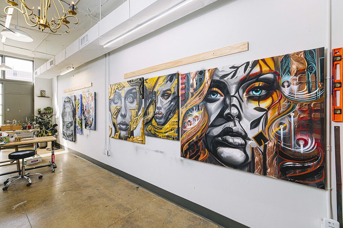 Rudy Hetzer's paintings