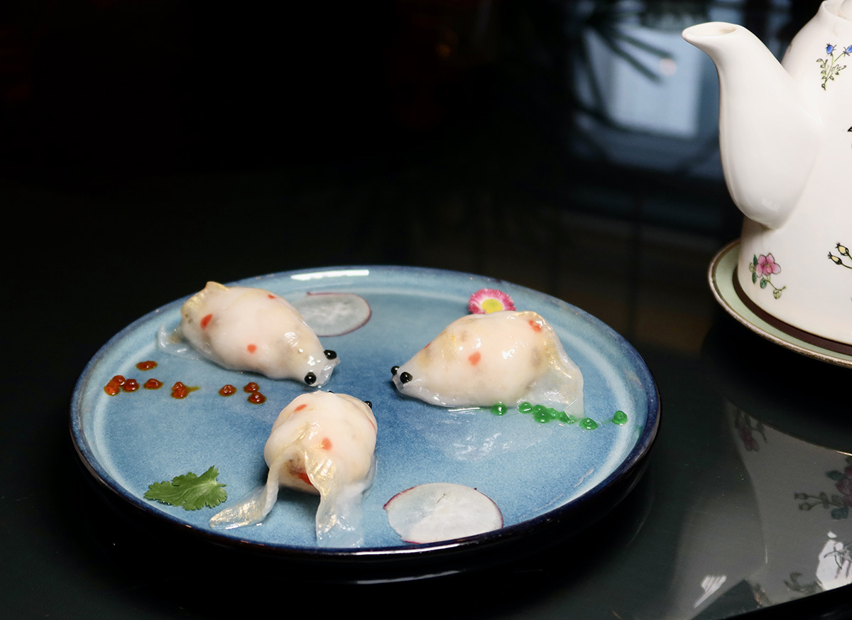 Goldfish dumplings from Duddell’s