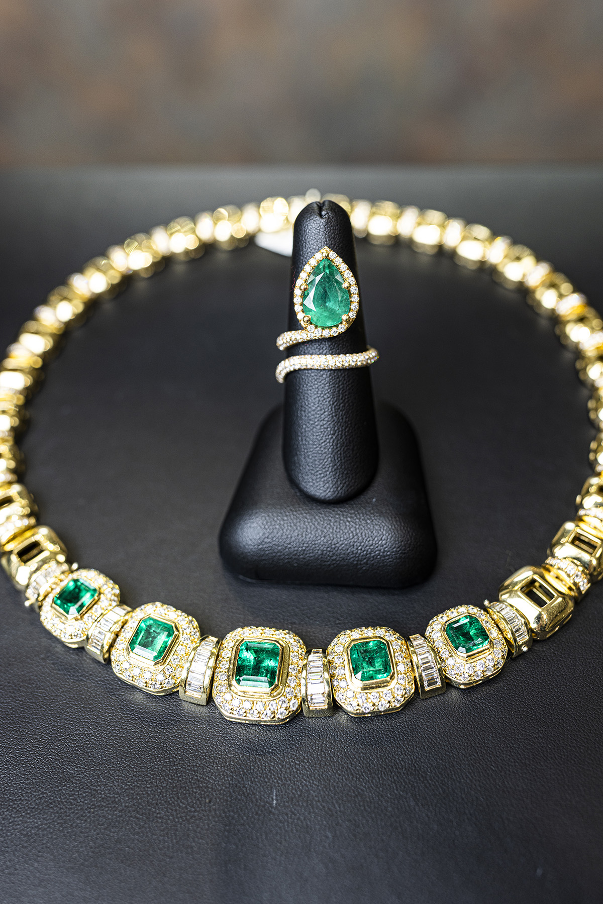 Kubes necklace and ring