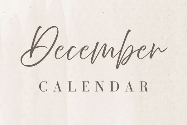 December Calendar