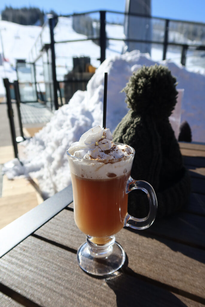 Hot Buttered Rum at The Cabin On-Mountain restaurant