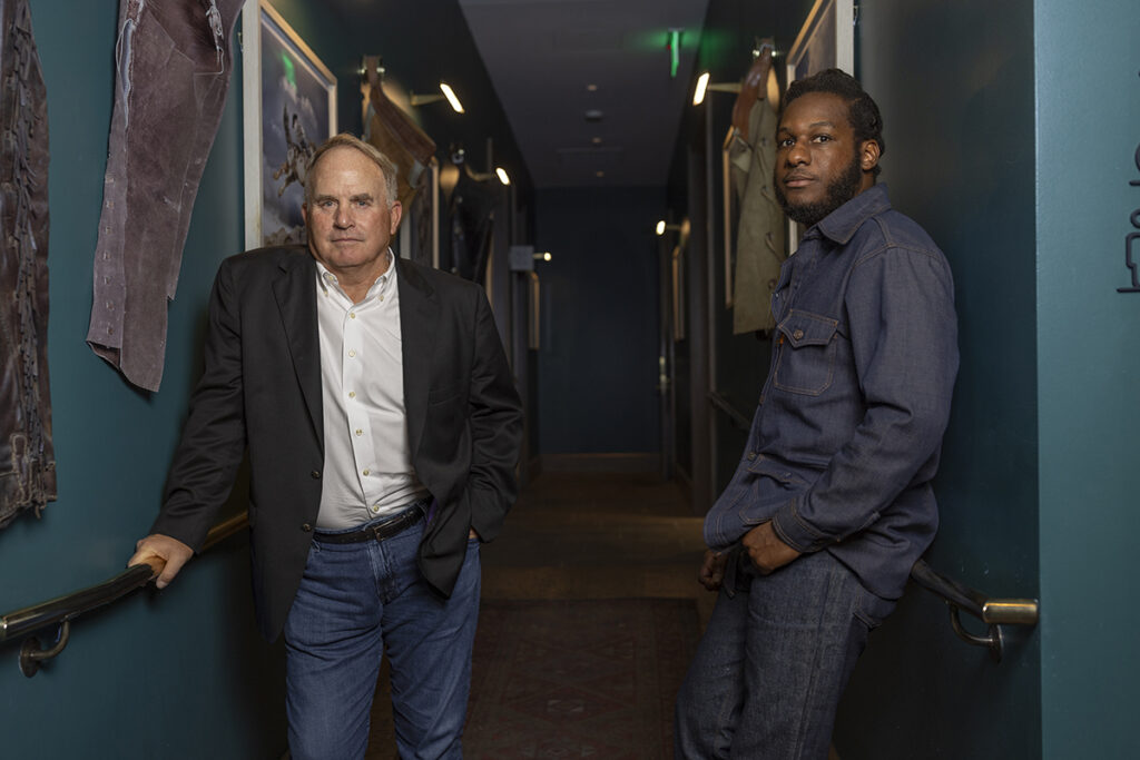 Gary Patterson and Leon Bridges