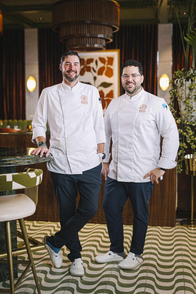 Executive Chef Michael Duff (left) and Culinary Director Michael Arlt (right)