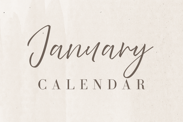 January calendar