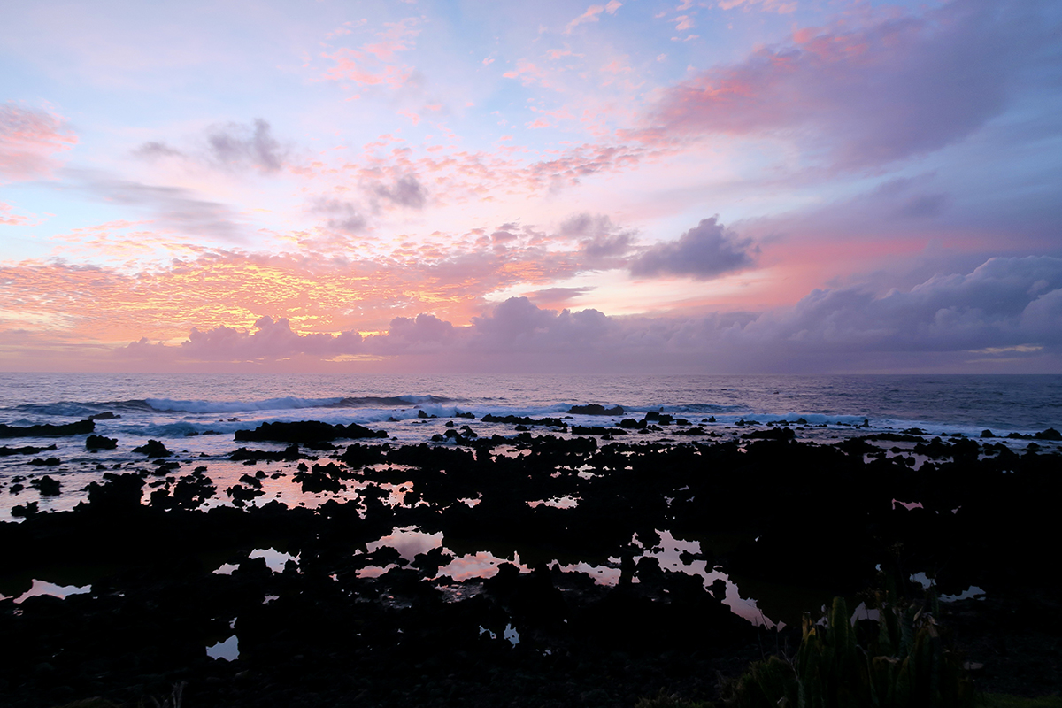 Easter Island sunset