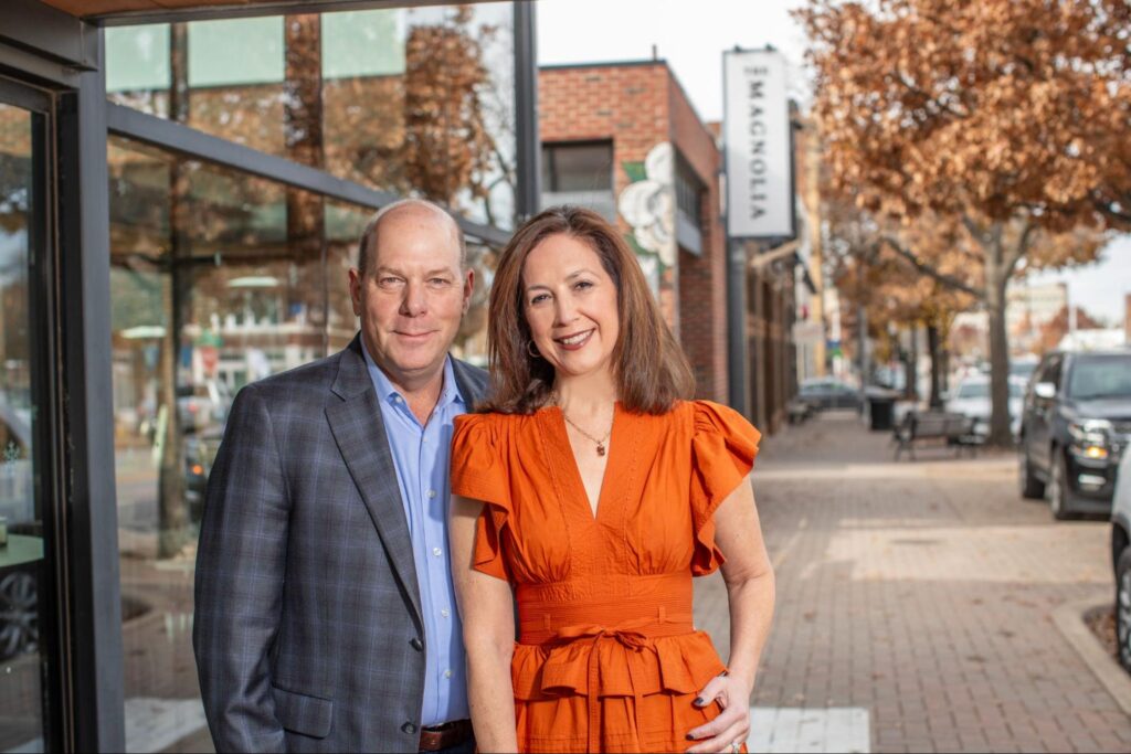 Marty and Marilyn Englander on Magnolia Avenue
