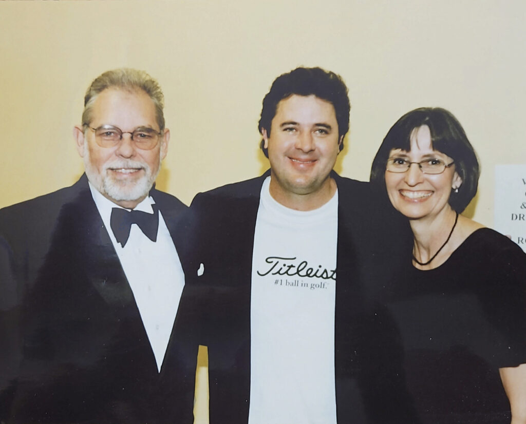 Mayor William D. Tate with Vince Gill