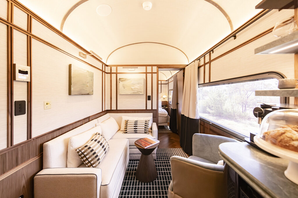 Journey Beyond train cabin