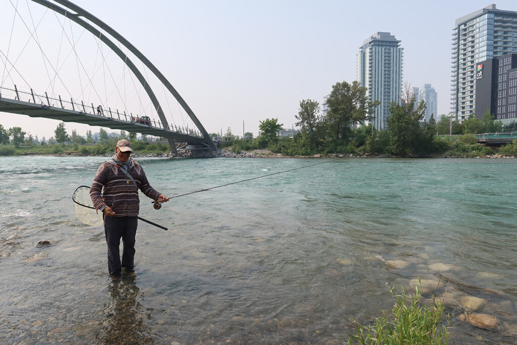 Fly fishing 