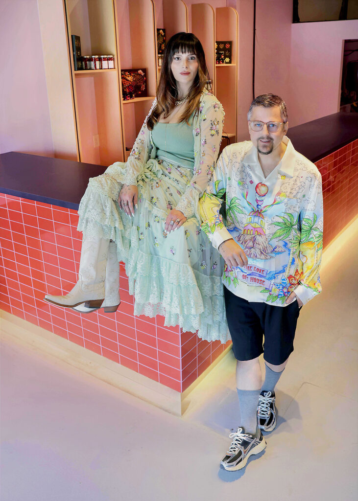 Crimson and Lukas Nathanson, owners of Swedish Candy Culture