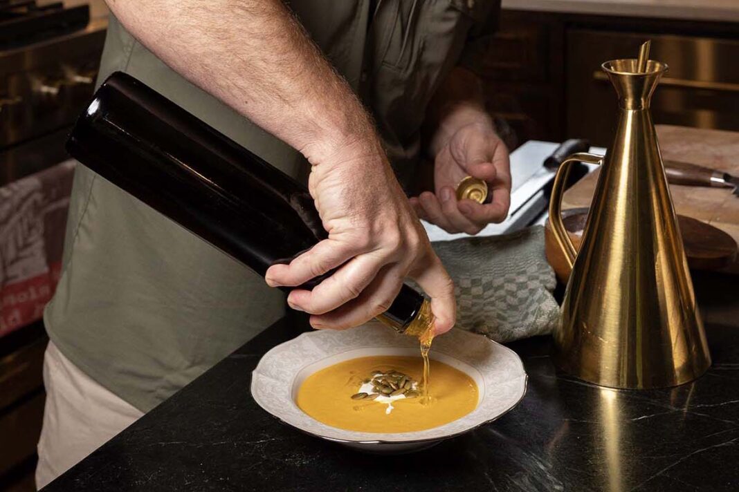 or Marcus Paslay, a soup made while he was still finding his footing as a chef became a dish his family wanted to see again.